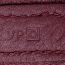 Pre Owned Hermes Bois de Rose Clemence Leather Picotin PM Bag