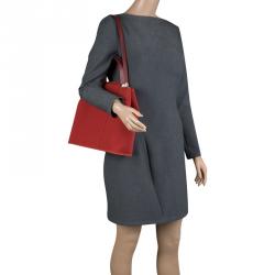 Pre Owned Hermes Sienne Canvas Cabag Elan Bag