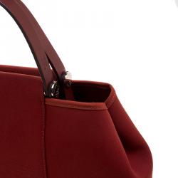 Pre Owned Hermes Sienne Canvas Cabag Elan Bag