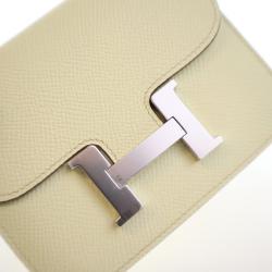 Pre Owned محفظة هيرمس كونستانس سليم صفراء بوسين