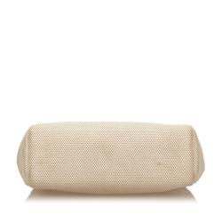 Pre Owned Hermes Bicolor Canvas/Leather 2-in-1 Herbag MM Bag