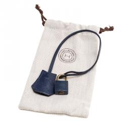 Pre Owned Hermes Blue De Malte Ostrich Gold Hardware Kelly Sellier 35 Bag