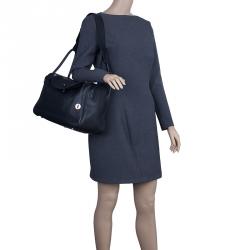 Pre Owned Hermes Noir Taurillon Palladium Hardware Lindy 34 CM