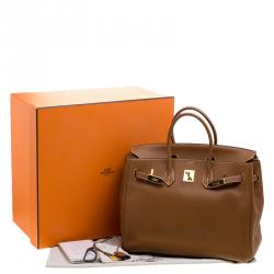 Hermes Gold Togo Leather Gold Hardware Birkin 35 Bag