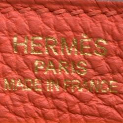 Pre Owned Hermes Capucine Togo Leather Gold Hardware Kelly Retourne 35 Bag
