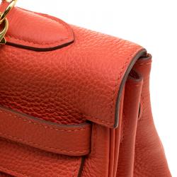 Pre Owned Hermes Capucine Togo Leather Gold Hardware Kelly Retourne 35 Bag