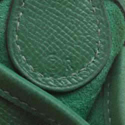 Pre Owned Hermes Green Courchevel Leather Vespa PM Bag