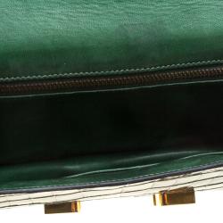 Pre Owned Hermes Dark Green Crocodile Vintage Constance 23 Bag