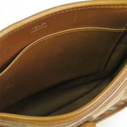 Pre Owned Hermes Brown Vibrato Evelyne 1 Shoulder Bag PM