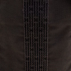 Pre Owned Hermes Herline Black Canvas Cross-body Pouch Pochette