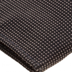 Pre Owned Hermes Herline Black Canvas Cross-body Pouch Pochette