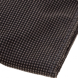 Pre Owned Hermes Herline Black Canvas Cross-body Pouch Pochette