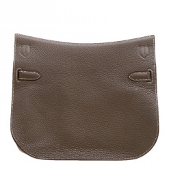 Hermes Etain Taurillon Clemence Leather Jypsiere 28 Bag
