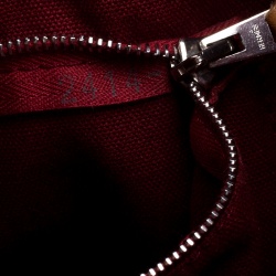 Pre Owned Hermes Red Canvas Fourre Tout Tote