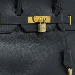 مملوكة مسبقًا Hermes Black Togo Leather Birkin 35