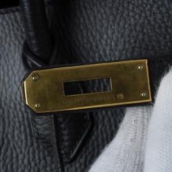 مملوكة مسبقًا Hermes Black Togo Leather Birkin 35