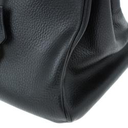 مملوكة مسبقًا Hermes Black Togo Leather Birkin 35