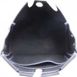 Pre Owned Hermes Noir Canvas/Leather 2-in-1 Herbag Zip PM Bag