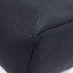 Pre Owned Hermes Noir Canvas/Leather 2-in-1 Herbag Zip PM Bag