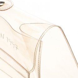 Hermes Clear Vinyl Souvenir Kelly Bag
