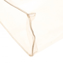 Hermes Clear Vinyl Souvenir Kelly Bag
