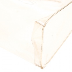 Hermes Clear Vinyl Souvenir Kelly Bag