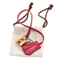 Hermes Red Box Calf Leather Gold Hardware Birkin 35 Bag
