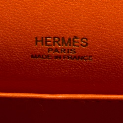 Hermes Capucine Ostrich Gold Hardware Kelly Pochette