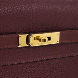 Hermes Prune Negonda Calfskin Kelly 35