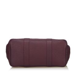 Pre Owned Hermes Purple Negonda Leather Garden Party 36 Bag