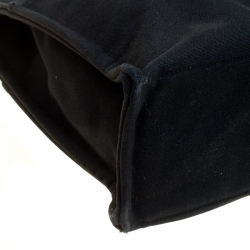 Hermes Black Canvas Fourre Tout Tote