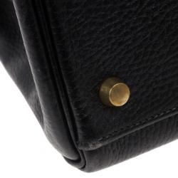 Hermes Vintage Black Kelly 35