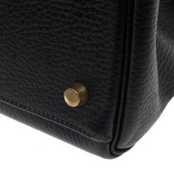 Hermes Vintage Black Kelly 35