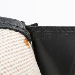 Pre Owned Hermes  Black Box Calf Leather Jige PM Clutch Bag