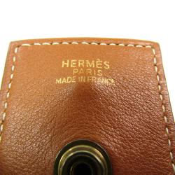 Pre Owned Hermes Two Tone Toile Jean and Leather Sako Shoulder Bag