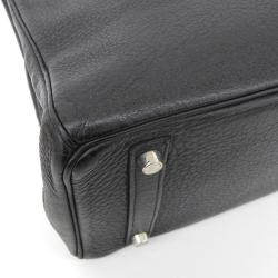 Hermes Noir Togo Leather Palladium Hardware Birkin 30 Bag
