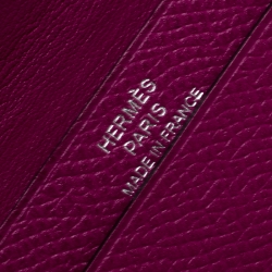 Pre Owned Hermes Tosca Epsom Leather Bearn Card Holder