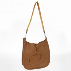 Pre Owned Hermes Brown Evelyne Togo III GM Bag