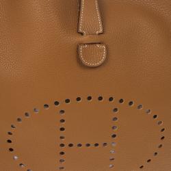 Pre Owned Hermes Brown Evelyne Togo III GM Bag