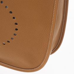 Pre Owned Hermes Brown Evelyne Togo III GM Bag