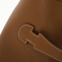 Pre Owned Hermes Brown Evelyne Togo III GM Bag