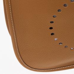 Pre Owned Hermes Brown Evelyne Togo III GM Bag