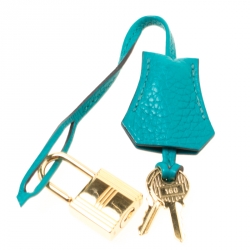 Pre Owned Hermes Blue Paon Clemence Leather Gold Hardware Kelly Retourne 28 Bag
