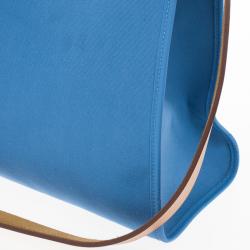 مملوكة مسبقًا Hermes Celeste Canvas and Leather Herbag Zip 39 Bag