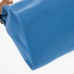 مملوكة مسبقًا Hermes Celeste Canvas and Leather Herbag Zip 39 Bag