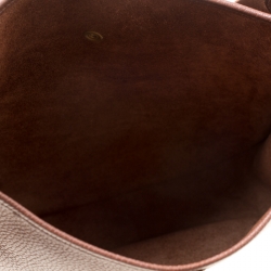 Pre Owned Hermes Havane Ardennes Leather Evelyne I GM Bag