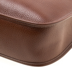 Pre Owned Hermes Havane Ardennes Leather Evelyne I GM Bag