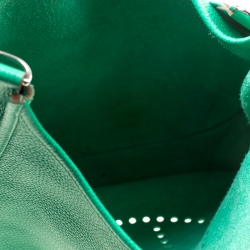 Pre Owned Hermes Bamboo Togo Leather Evelyne III GM Bag