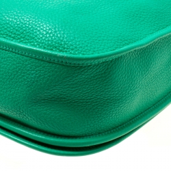 Pre Owned Hermes Bamboo Togo Leather Evelyne III GM Bag