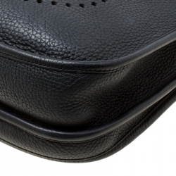 Pre Owned Hermes Black Togo Leather Evelyne III PM Bag